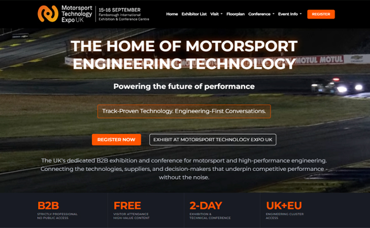 链接英国赛车工程产业腹地，秩益受邀参加 Motorsport Technology Expo UK 2026