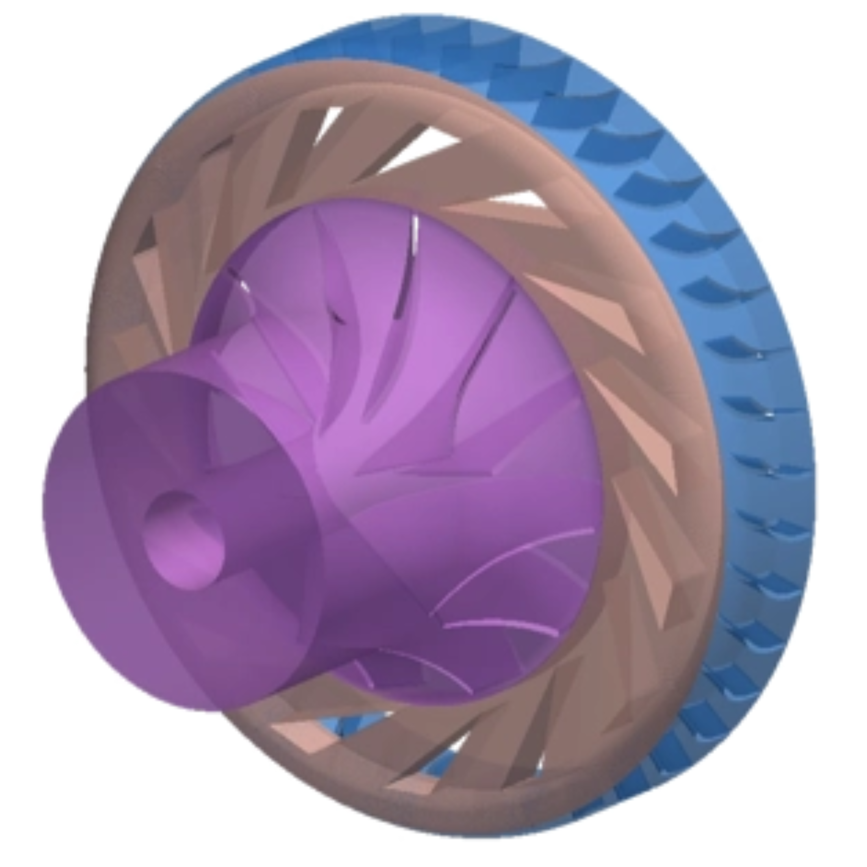 离心式压气机段 (2)